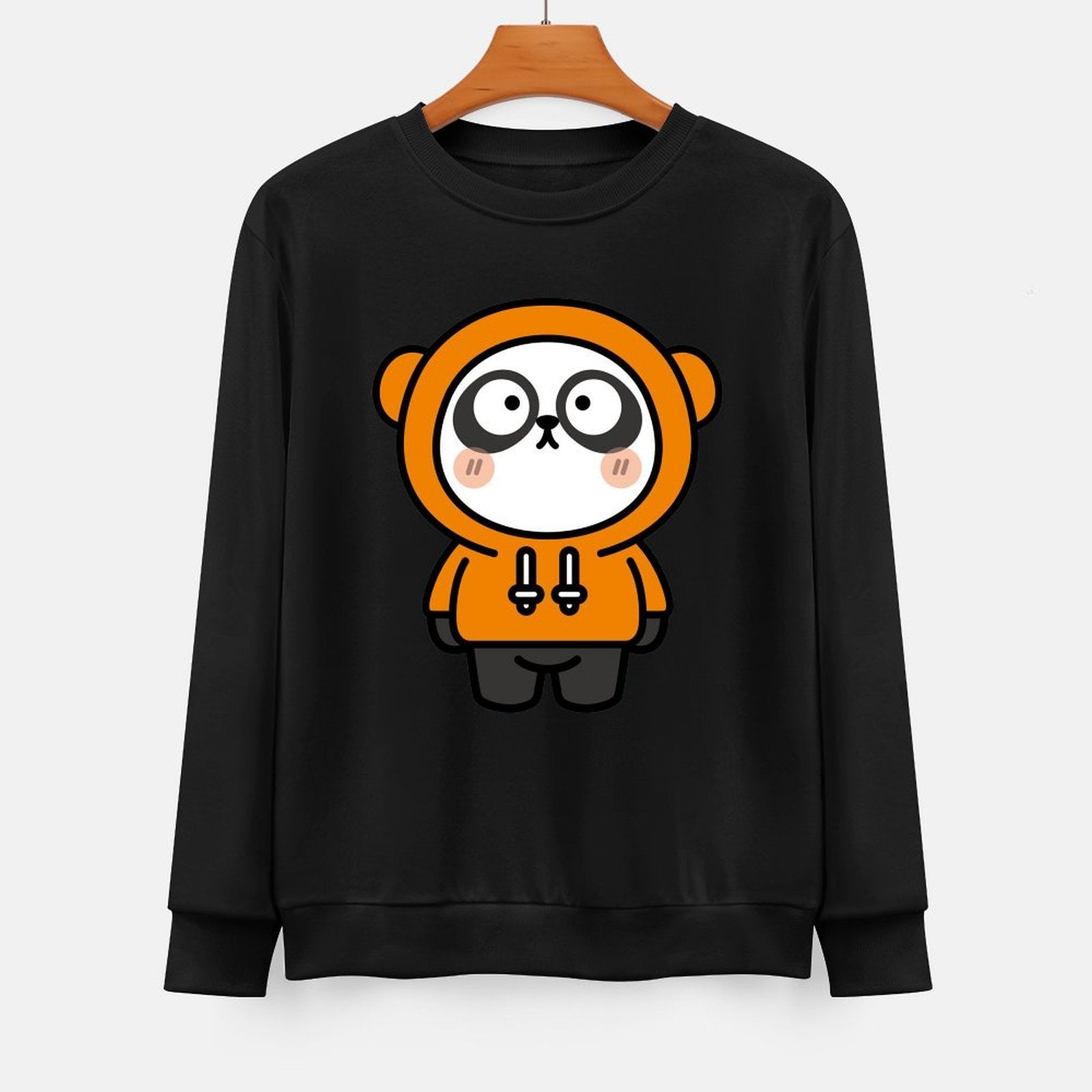 Front Patterned Long Sleeve TopSimple SoftTouch